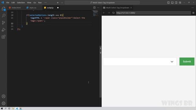 Creating a Custom Multi-Select Tag Dropdown with Searchable Tags using HTML, CSS and JavaScript смотреть онлайн
