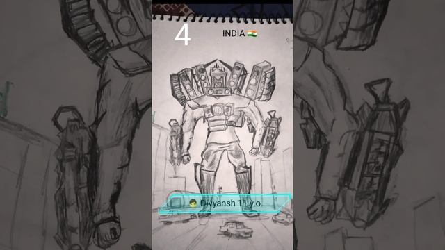 DRAWING CONTEST 1 ??? #skibiditoilet #howtodraw #titanspeakerman смотреть онлайн