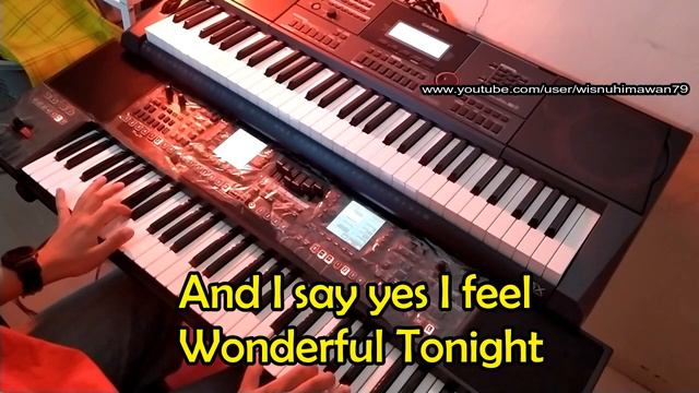 Wonderful Tonight - Eric Clapton KARAOKE Slower Tempo |Studio Kit Drum смотреть онлайн