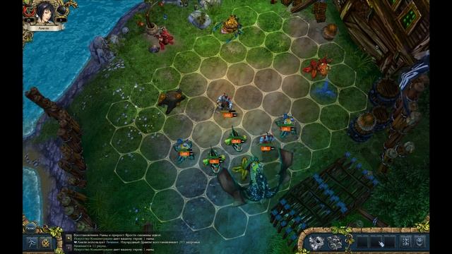 Прохождение►King's Bounty: Принцесса в доспехах►Невозможный, один стак, без потерь и кражи карт►#12 смотреть онлайн