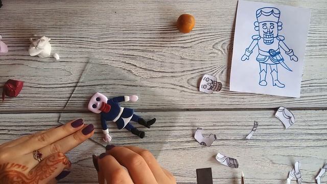 Мастер-класс: игрушка на новогоднюю елку / Щелкунчик / Новогодняя игрушка из полимерной глины смотреть онлайн