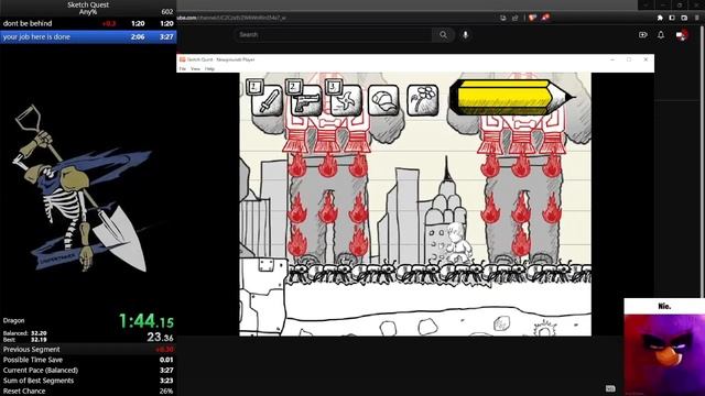 Sketch Quest in 3:25.77 смотреть онлайн