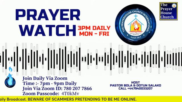 3pm Prayer Watch || Everyday Mon - Fri || Monday 25th March 2024 || смотреть онлайн
