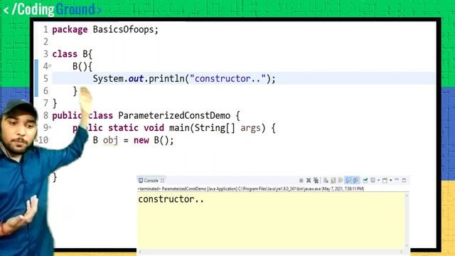 Parameterized Constructor in Java with Example Program смотреть онлайн