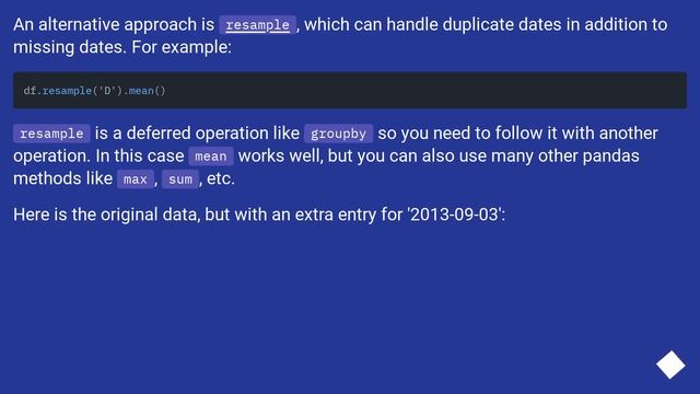 Add missing dates to pandas dataframe смотреть онлайн