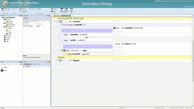 Construct2Live Class - Extra - Picking in Construct 2 - 7 / 8 смотреть онлайн