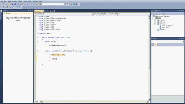 9 - C# - Windows Forms ListBox смотреть онлайн