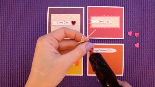 DIY. Валентинка из бумаги. "Мини-картинка". 4 идеи смотреть онлайн