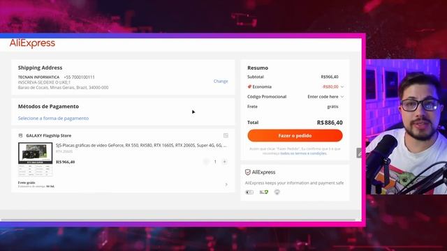 TA MALUUUCO!! PLACA DE VÍDEO RODA TUDO FHD SÓ R$300 REAIS AGORA! TOP GPUS DO MEGA SALDÃO ALIEXPRESS смотреть онлайн
