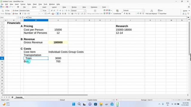 Getting Started With LibreOffice Calc 7.4 - Part 1 : Basic Operations and Goal Seek смотреть онлайн