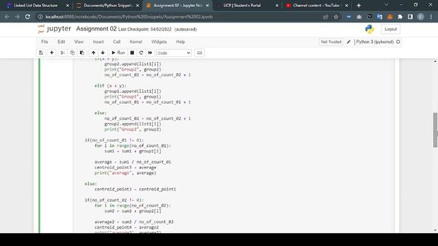 KMeans Clustering Algorithm in Python смотреть онлайн