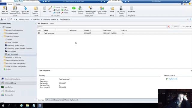 Установка образов через SCCM. Настройка Task Sequences.Настройка PXE клиента.