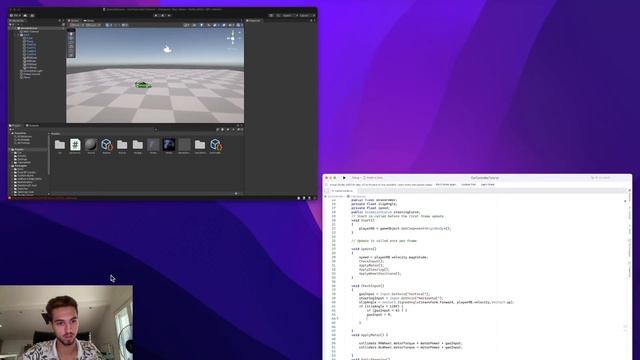 How to: Car Controller Unity + Camera + Github link смотреть онлайн