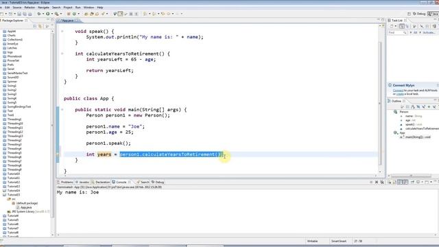 Learn Java Tutorial for Beginners, Part 15 Getters and Return Values смотреть онлайн