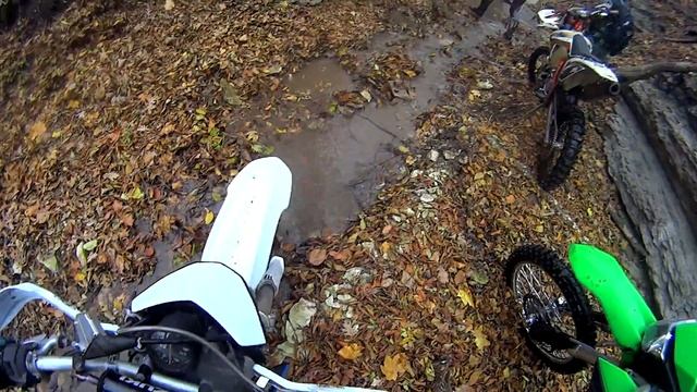 Осенний купальный эндуро сезон или как мы утопили мотоцикл! смотреть онлайн