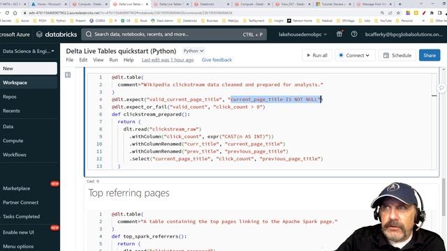 How to Build a Delta Live Table Pipeline in Python смотреть онлайн