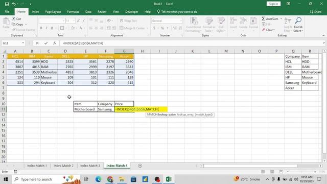Index Match Excel | How to use Index Match | Excel INDEX + MATCH Formula Explained смотреть онлайн