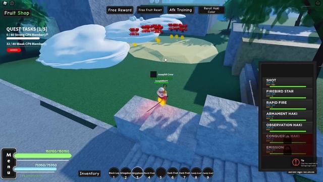 Road To Future Sight Haki in A One Piece Game смотреть онлайн
