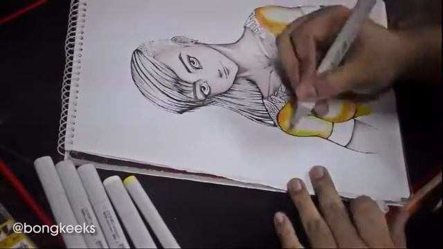 Coloring - Copic Sketch - Manga Illustration 24colors смотреть онлайн