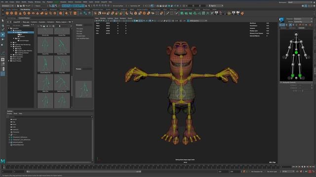 Maya Tutorial: HumanIK quick Motion Cap Test смотреть онлайн