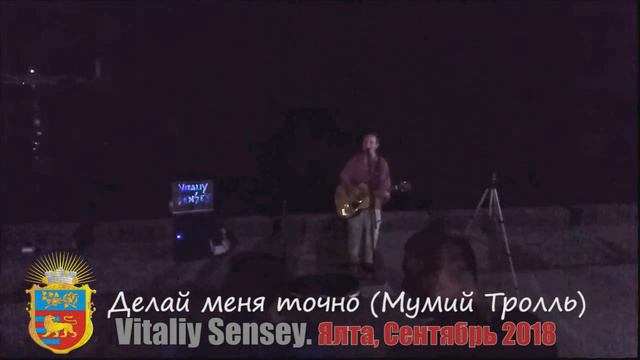 Делай меня точно (Мумий Тролль). Vitaliy Sensey, Yalta 2018 смотреть онлайн
