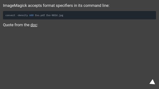 Convert PDF to JPG images with ImageMagick - how to 0-pad file names? смотреть онлайн