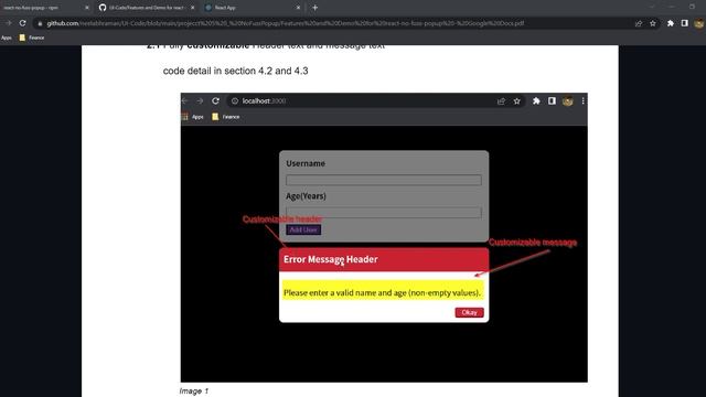 Feature and code demonstration of npm package react-no-fuss-popup смотреть онлайн