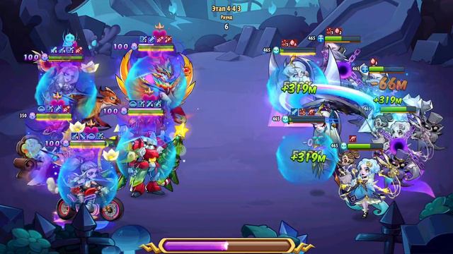 4-4-3 через Вулкана. Idle Heroes смотреть онлайн