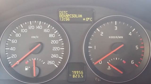 Cold start problem Volvo V50 2.0D (0°C) смотреть онлайн