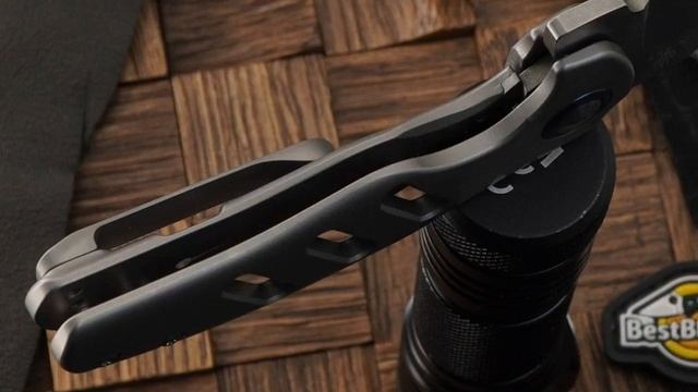 Складной нож Kizer Knives C01C Mini сталь S35VN, титан смотреть онлайн