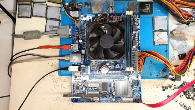 Ремонт Gigabyte H61 1155 или Гнилобайты с Aliexpress часть 2: проверяем и чиним смотреть онлайн