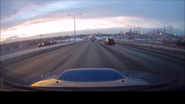 Black Subaru Impreza drives WRECKLESSLY on Edmonton Roads! смотреть онлайн
