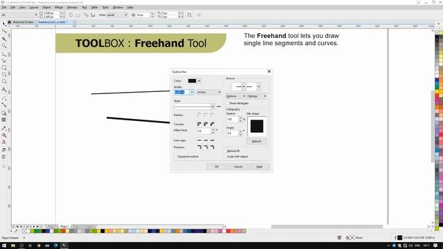 Freehand Tool | Tool Box | CorelDraw 2018 Tutorial in Gujarati By Lalit Goswami | LRGWall смотреть онлайн