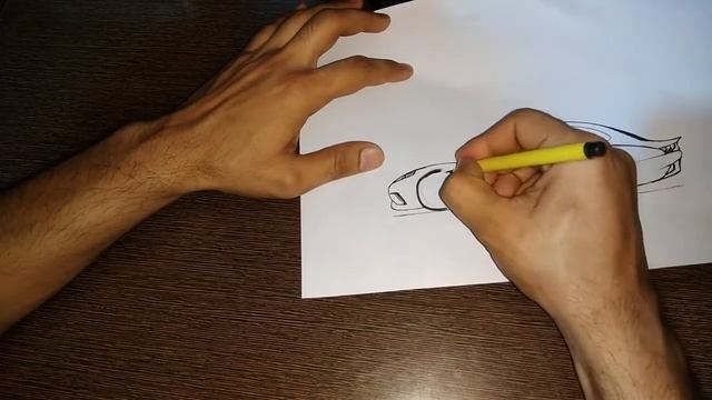 Easy Free Hand Car Sketch смотреть онлайн