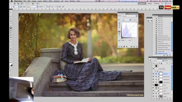 Урок художественной обработки и тонирование фотографии в Photoshop Уроки Фотошопа смотреть онлайн