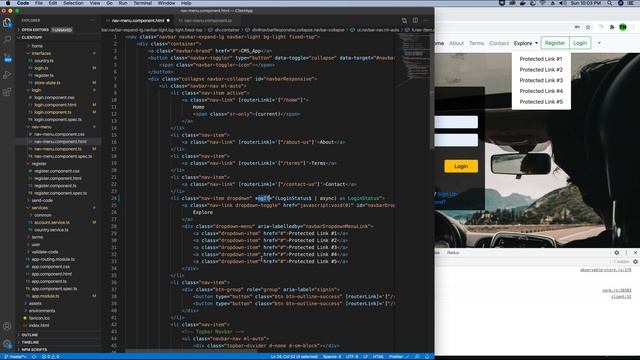 Hiding & Showing Elements in Navbar Component based on User's Logged In State in | Angular 10 смотреть онлайн