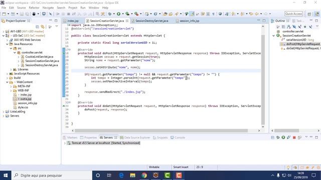 Session e Cookies em Java Web смотреть онлайн
