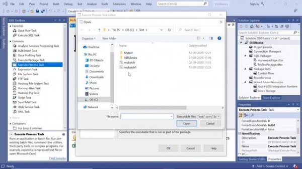 Execute Process Task | SSIS tutorial