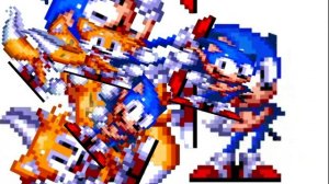 Соник и Тейлз флексят в Соник и Тейлз флексят и так далее