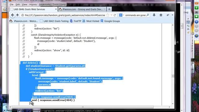 Grails Webservices (from JPassion.com) смотреть онлайн