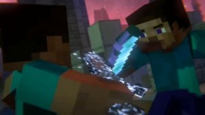 Битва херобрина и Стива в HD качестве