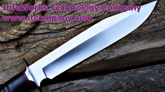 D2 Tool Steel Custom Made Bowie Knife смотреть онлайн