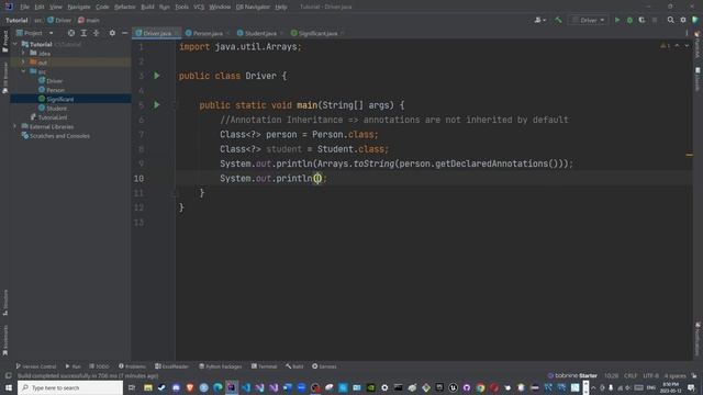 Annotations Episode 06: Annotation Inheritance (@Inherited) смотреть онлайн