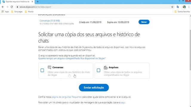 Como FAZER BACKUP \ EXPORTAR histórico de conversa SKYPE - NOVO MÉTODO 2019 смотреть онлайн