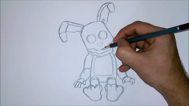 How To Draw Plushtrap From FNAF 4 Step By Step смотреть онлайн