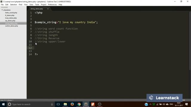 Strings functions in PHP смотреть онлайн