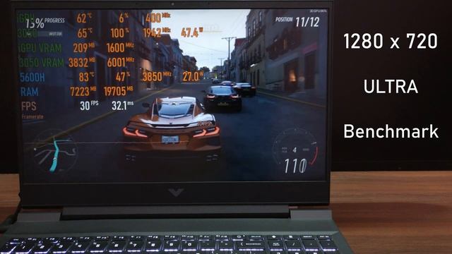 HP Victus | RTX 3050 | Forza Horizon 5 | Benchmarks Multiple Settings | 5600H | 1x8GB смотреть онлайн