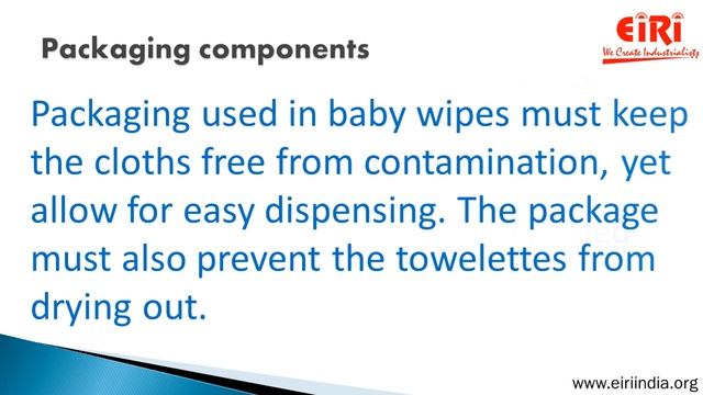 Project Report on Wet Wipes Manufacturing смотреть онлайн