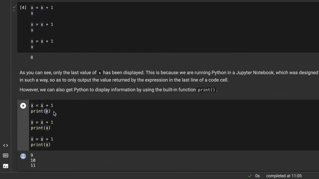 Loops and iterables - The print function - Python смотреть онлайн