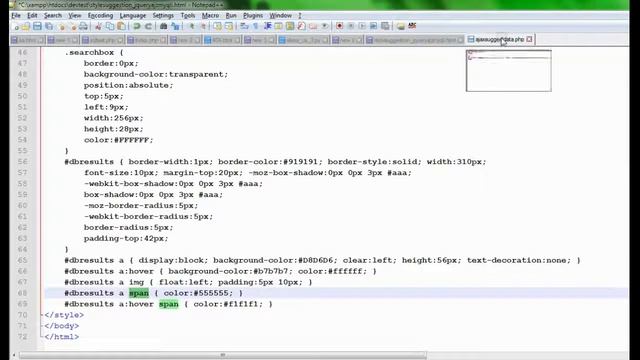 Create a Jquery/Ajax, php, mysqli - Style suggestion search смотреть онлайн
